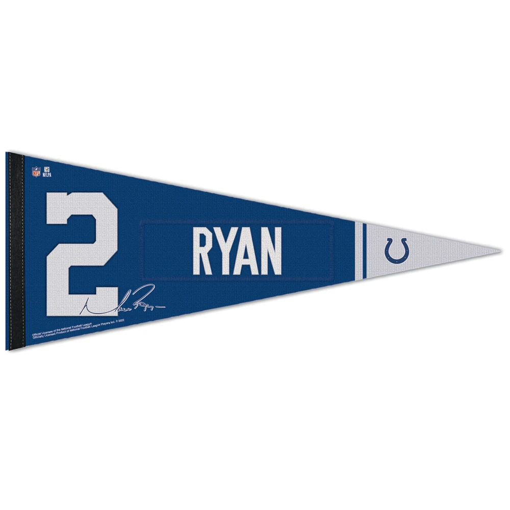 WinCraft Matt Ryan Indianapolis Colts 12'' x 30'' Player Premium Pennant