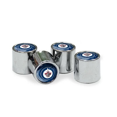 WinCraft Winnipeg Jets Mini Team Logo Valve Stem Covers