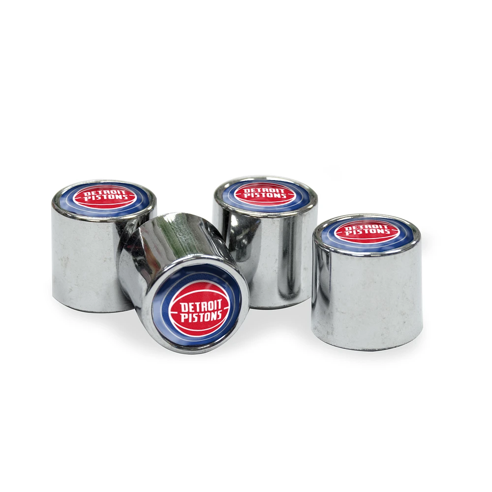 WinCraft Detroit Pistons Mini Team Logo Valve Stem Covers