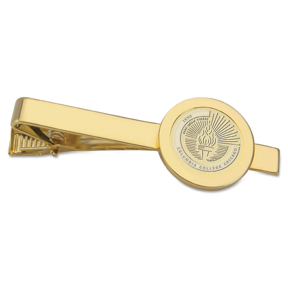 Gold Columbia Renegades Logo Tie Bar