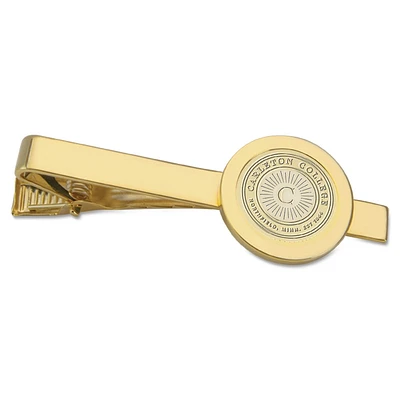 Gold Carleton Knights Logo Tie Bar