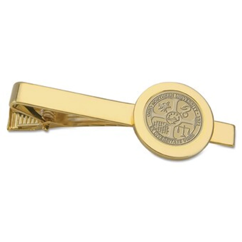 Gold Ohio Northern Polar Bears Logo Tie Bar