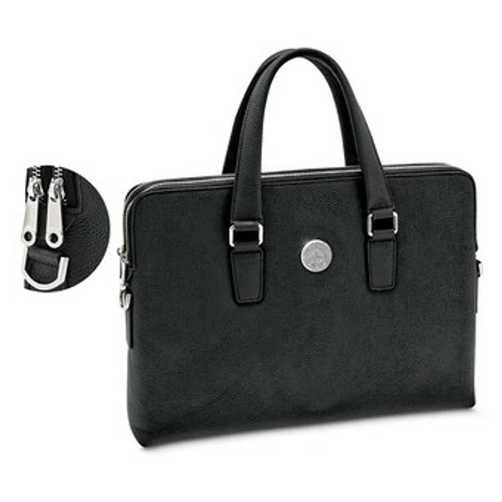 Women's Black Hartwick College Hawks Leather Briefcase