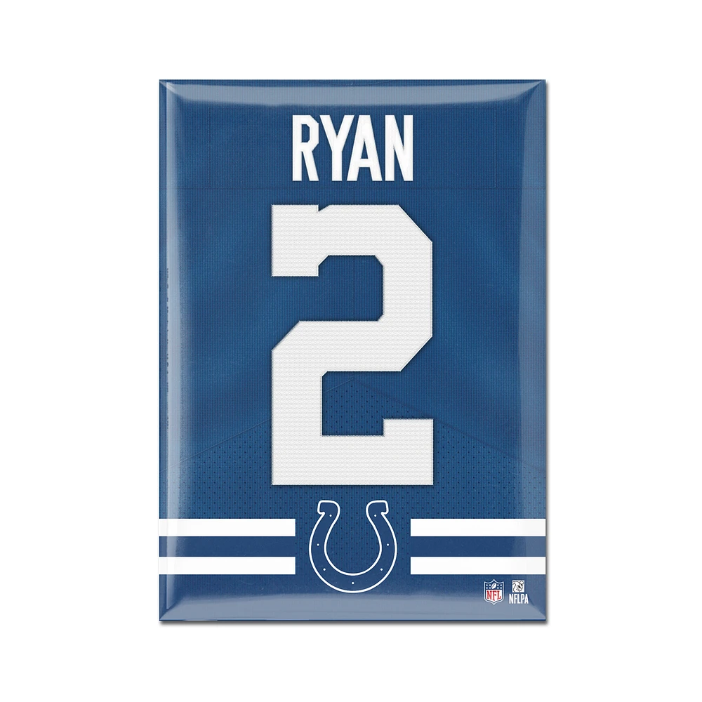 WinCraft Matt Ryan Indianapolis Colts 2.5'' x 3.5'' Player Magnet