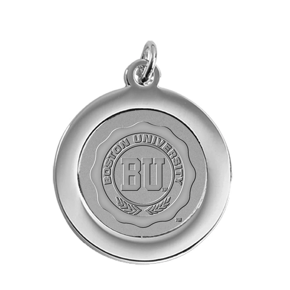 Silver Boston University Team Pendant