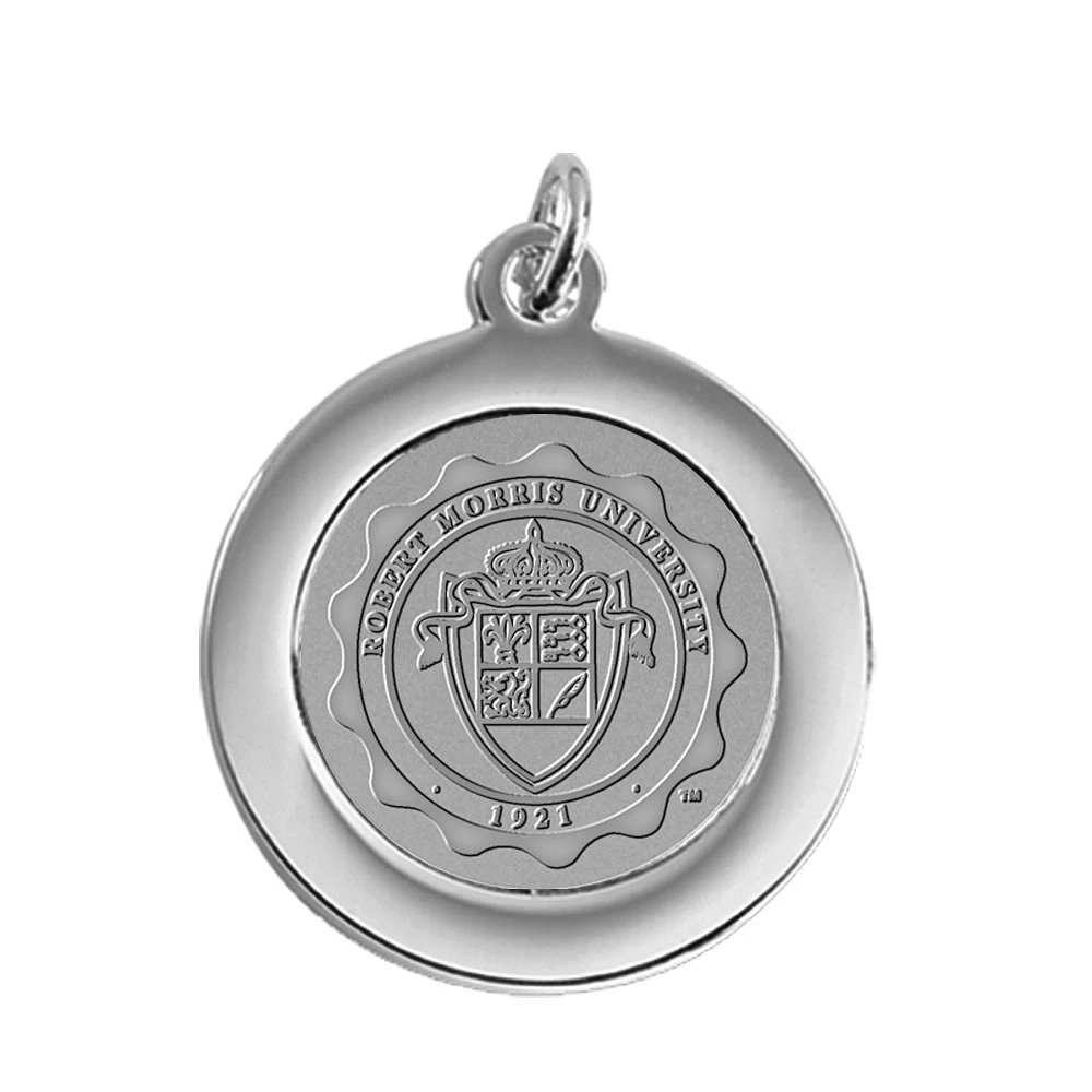 Silver Robert Morris Colonials Team Pendant