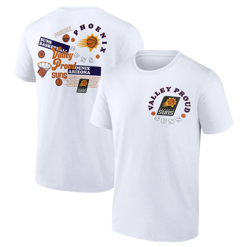 Men's Fanatics White Phoenix Suns Street Collective T-Shirt