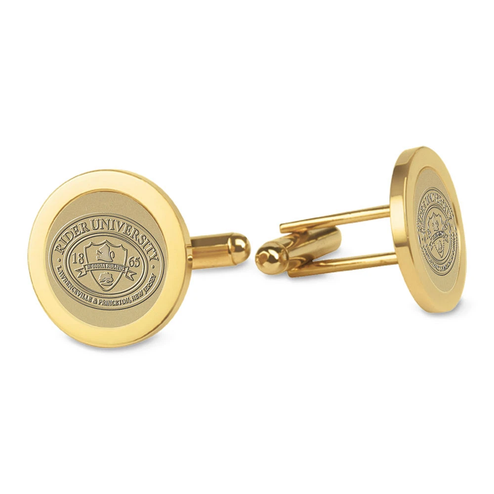 Gold Rider Broncs Cufflinks
