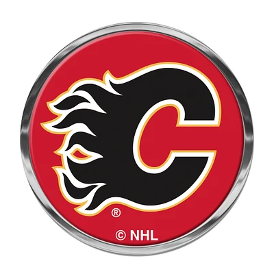WinCraft Calgary Flames Chrome Domed Auto Emblem
