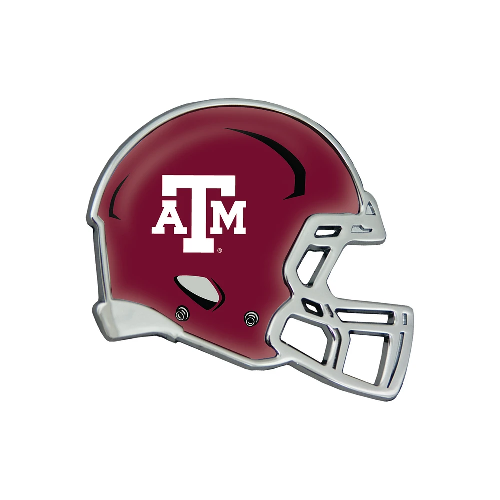 WinCraft Texas A&M Aggies Helmet Chrome Domed Car Emblem
