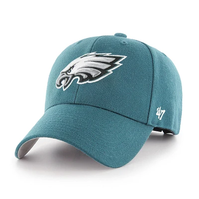 Men's '47 Midnight Green Philadelphia Eagles MVP Adjustable Hat