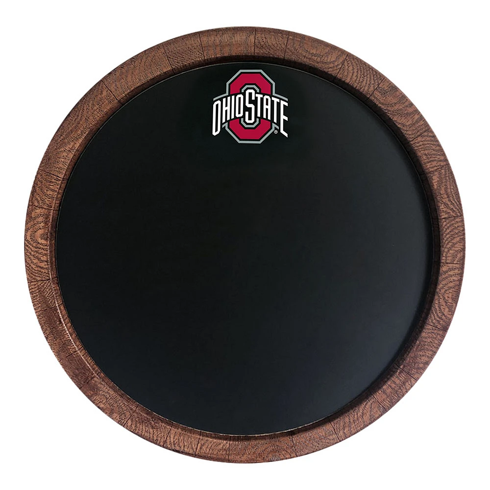Ohio State Buckeyes 20.25'' Round Chalkboard Faux Barrel Top Sign
