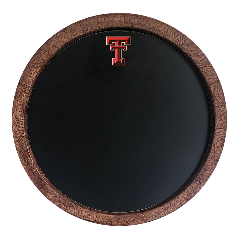 Texas Tech Red Raiders 20.25'' Round Chalkboard Faux Barrel Top Sign