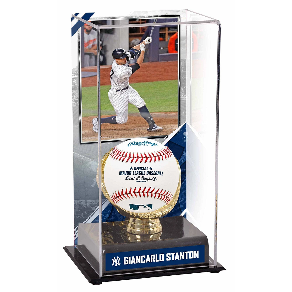 Giancarlo Stanton New York Yankees Gold Glove Display Case with Image