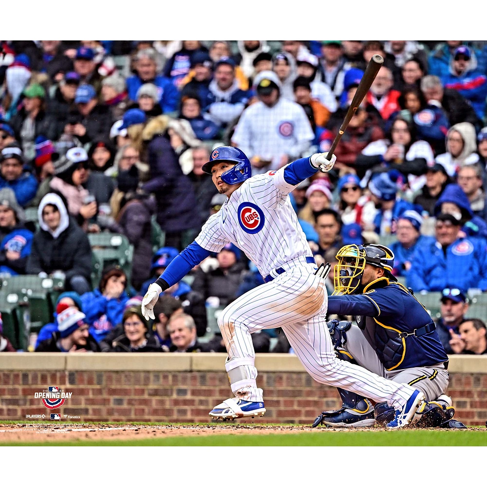 Seiya Suzuki Chicago Cubs Unsigned MLB Debut Photograph