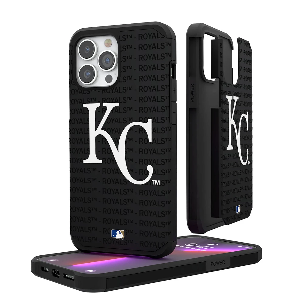 Kansas City Royals iPhone Text Backdrop Rugged Case