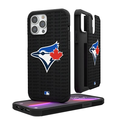 Toronto Blue Jays iPhone Text Backdrop Rugged Case
