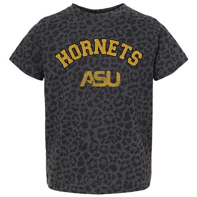 Youth Gameday Couture Leopard Alabama State Hornets All the Cheer T-Shirt