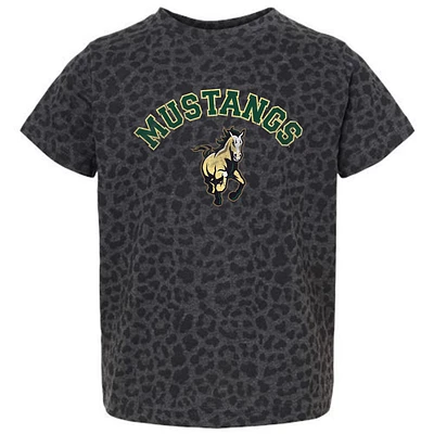 Youth Gameday Couture Leopard Cal Poly Mustangs All the Cheer T-Shirt