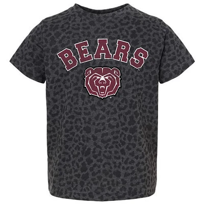 Youth Gameday Couture Leopard Missouri State University Bears All the Cheer T-Shirt