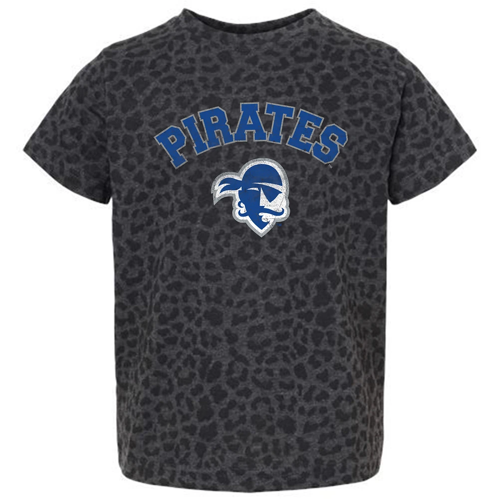 Youth Gameday Couture Leopard Seton Hall Pirates All the Cheer T-Shirt