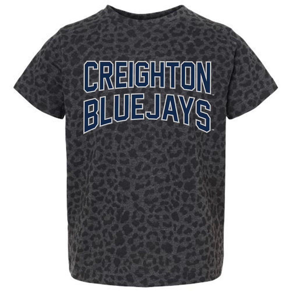 Youth Gameday Couture Leopard Creighton Bluejays Fan Favorite T-Shirt