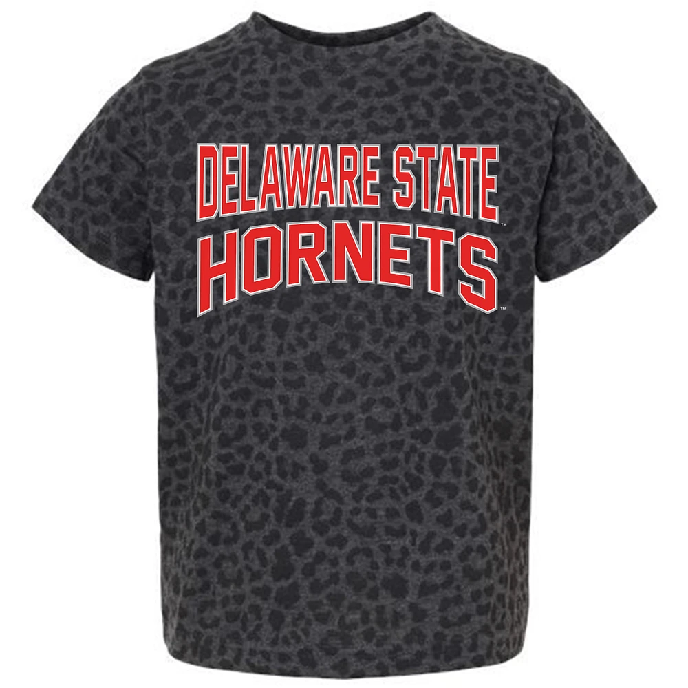 Youth Gameday Couture Leopard Delaware State Hornets Fan Favorite T-Shirt