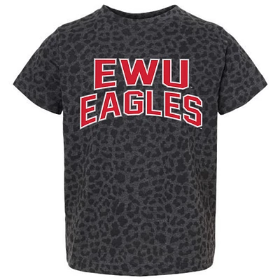 Youth Gameday Couture Leopard Eastern Washington Eagles Fan Favorite T-Shirt
