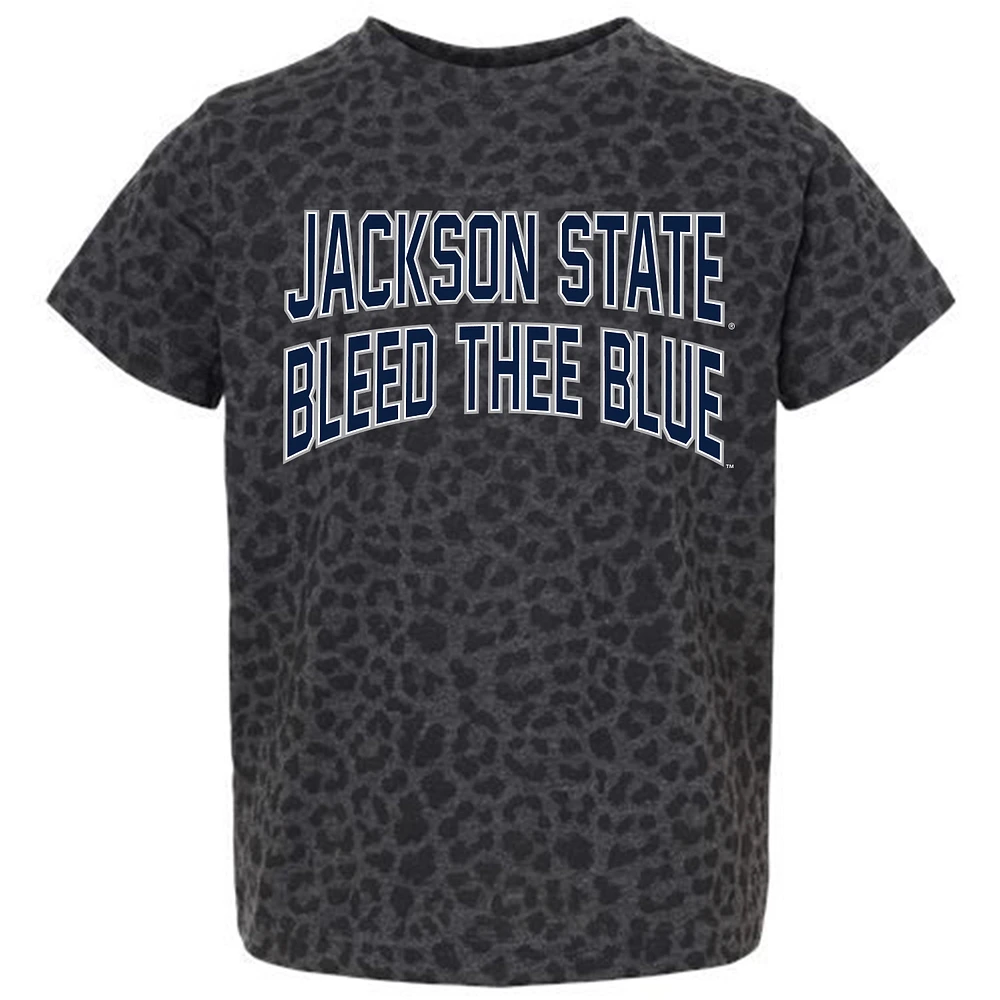 Youth Gameday Couture Leopard Jackson State Tigers Fan Favorite T-Shirt