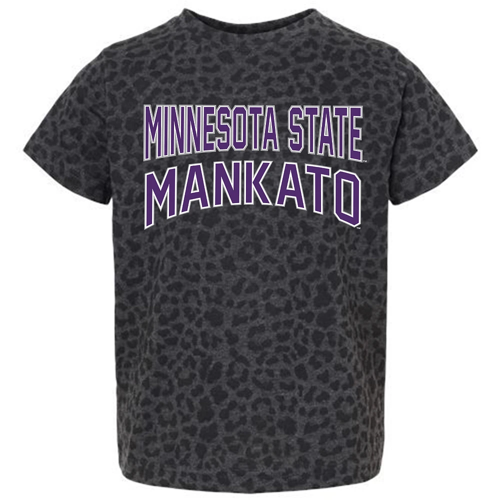 Youth Gameday Couture Leopard Minnesota State University Mankato Fan Favorite T-Shirt