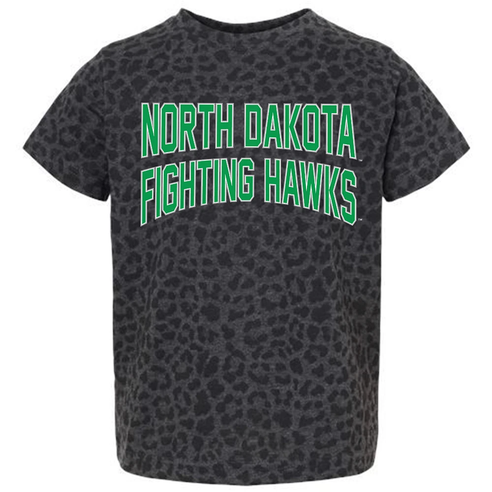 Youth Gameday Couture Leopard North Dakota Fan Favorite T-Shirt