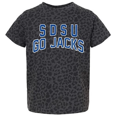 Youth Gameday Couture Leopard South Dakota State Jackrabbits Fan Favorite T-Shirt