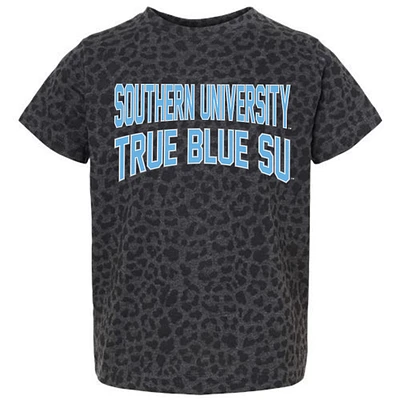 Youth Gameday Couture Leopard Southern University Jaguars Fan Favorite T-Shirt