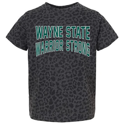 Youth Gameday Couture Leopard Wayne State Warriors Fan Favorite T-Shirt