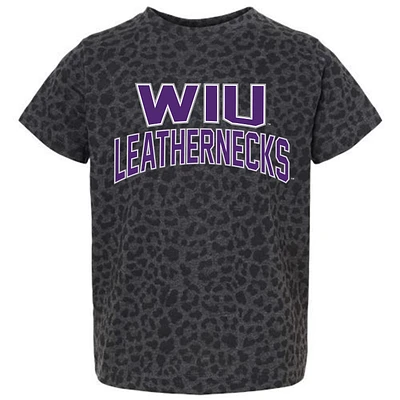 Youth Gameday Couture Leopard Western Illinois Leathernecks Fan Favorite T-Shirt