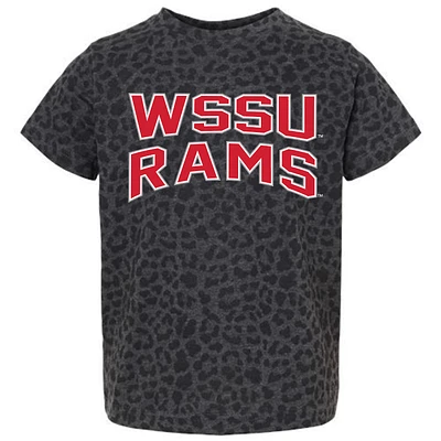 Youth Gameday Couture Leopard Winston-Salem State Rams Fan Favorite T-Shirt