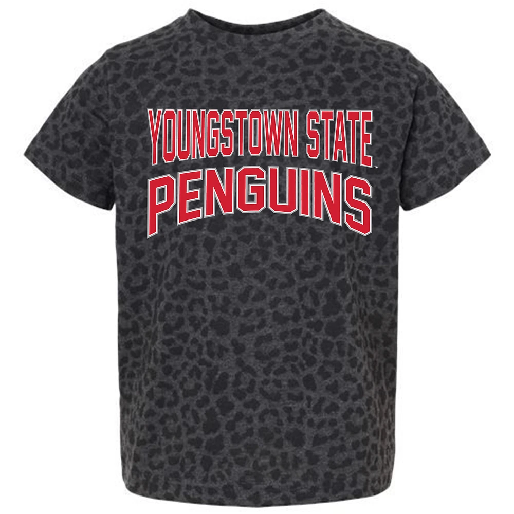 Youth Gameday Couture Leopard Youngstown State Penguins Fan Favorite T-Shirt