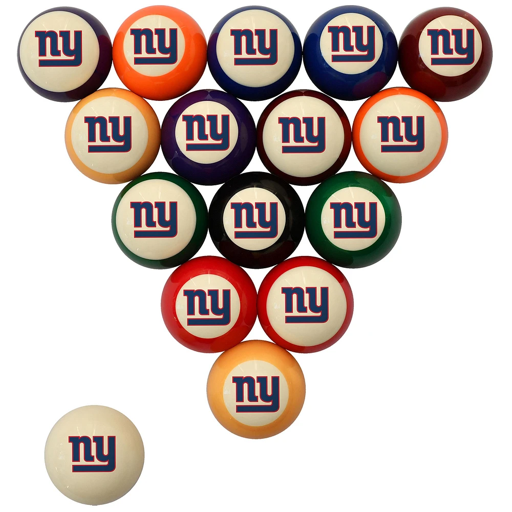 Imperial Cream New York Giants Retro Billiard Ball Set
