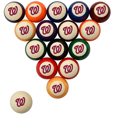 Imperial Cream Washington Nationals Retro Billiard Ball Set