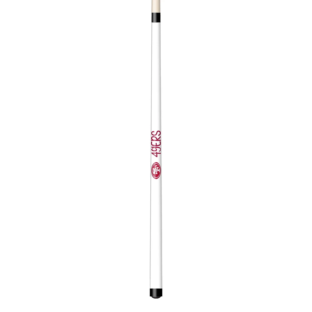 Imperial White San Francisco 49ers Short Billiard Cue