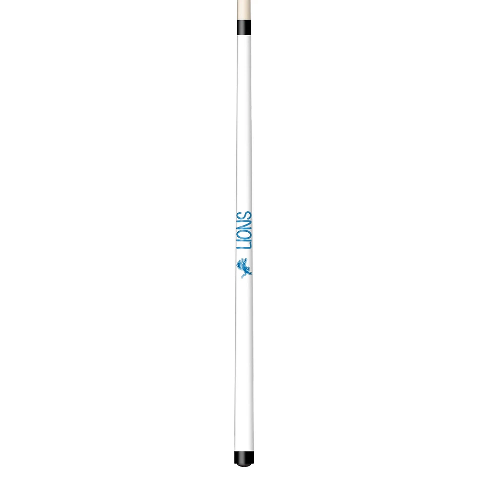 Imperial White Detroit Lions Short Billiard Cue