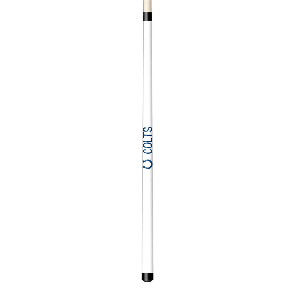 Imperial White Indianapolis Colts Short Billiard Cue