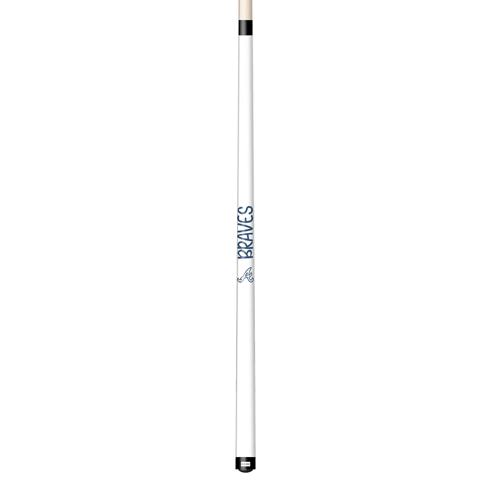Imperial White Atlanta Braves Short Billiard Cue