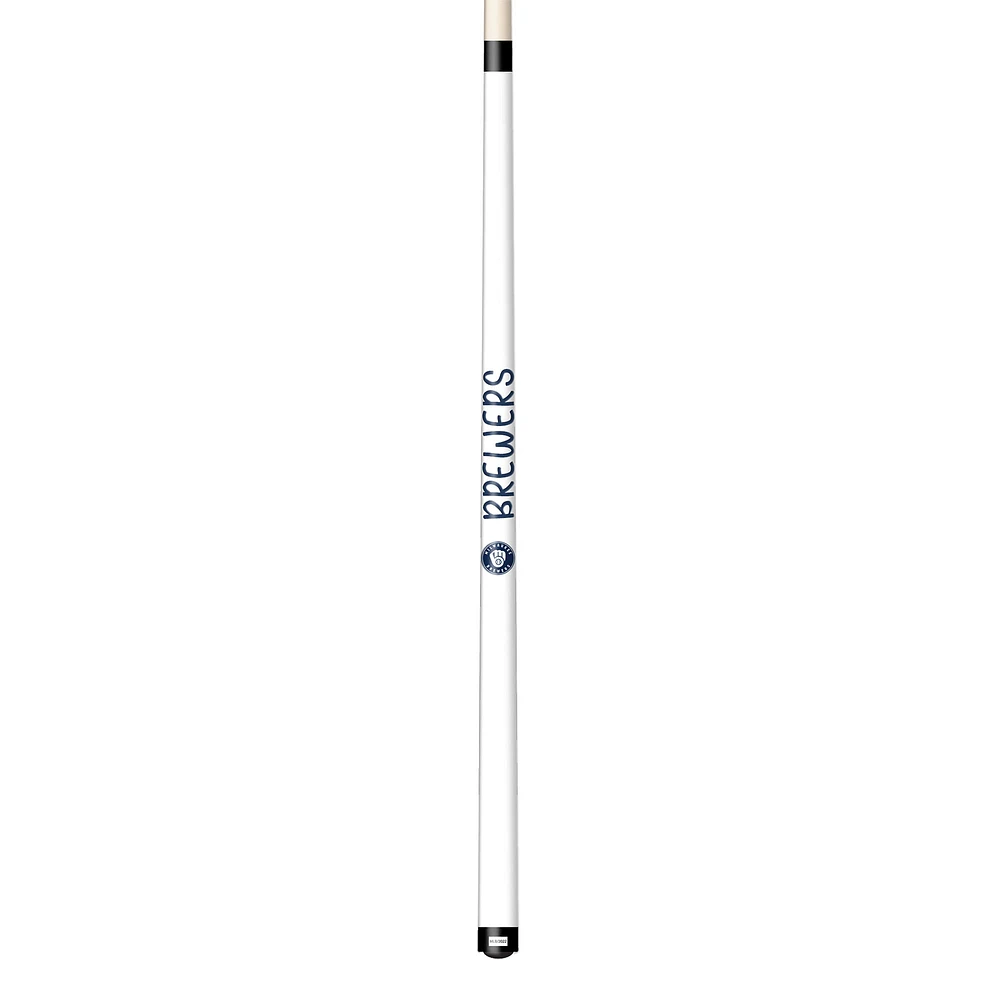 Imperial White Milwaukee Brewers Short Billiard Cue