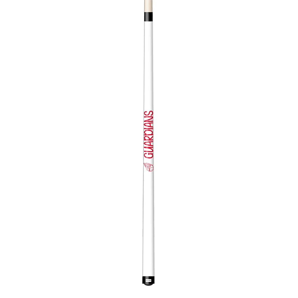 Imperial White Cleveland Guardians Short Billiard Cue