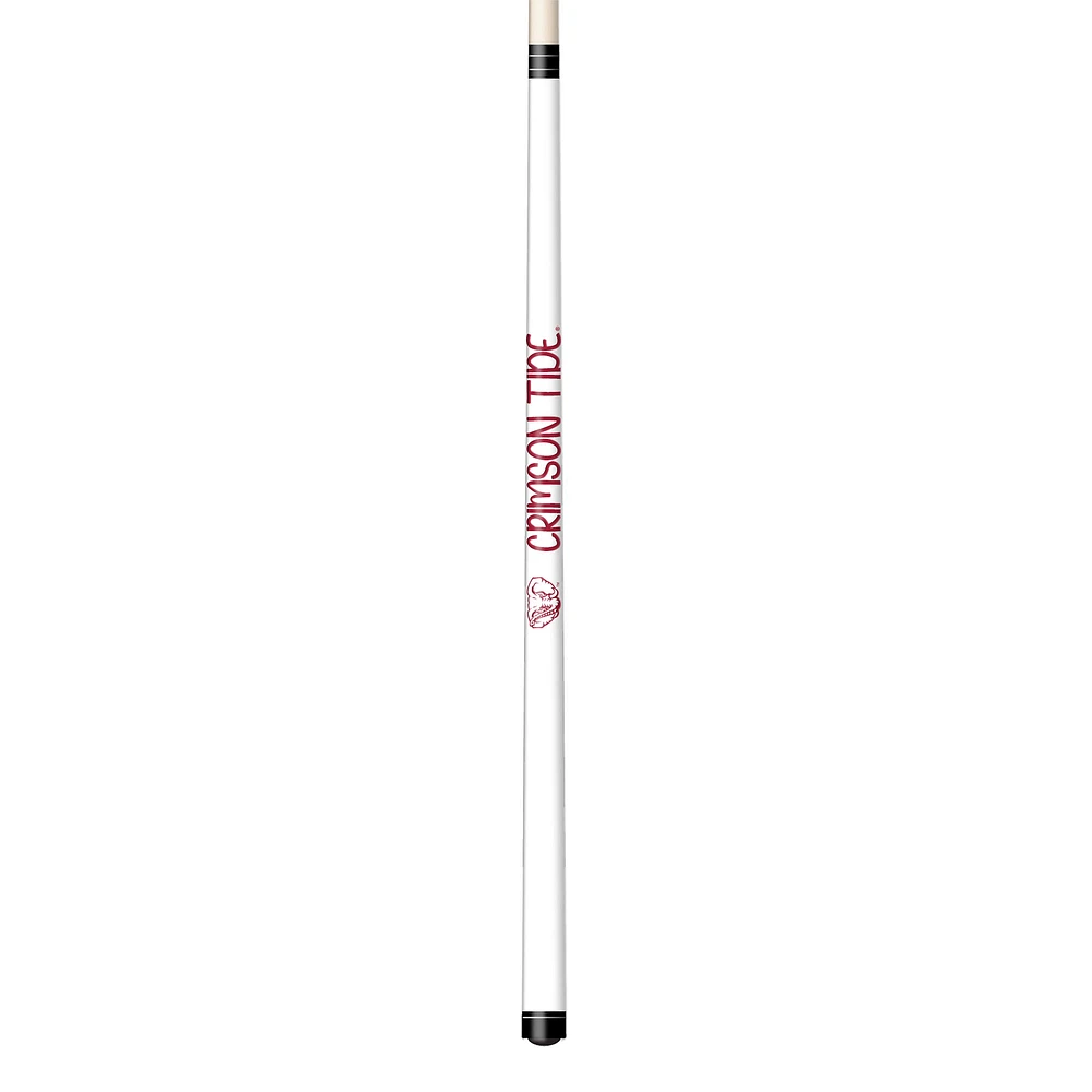 Imperial White Alabama Crimson Tide Short Billiard Cue