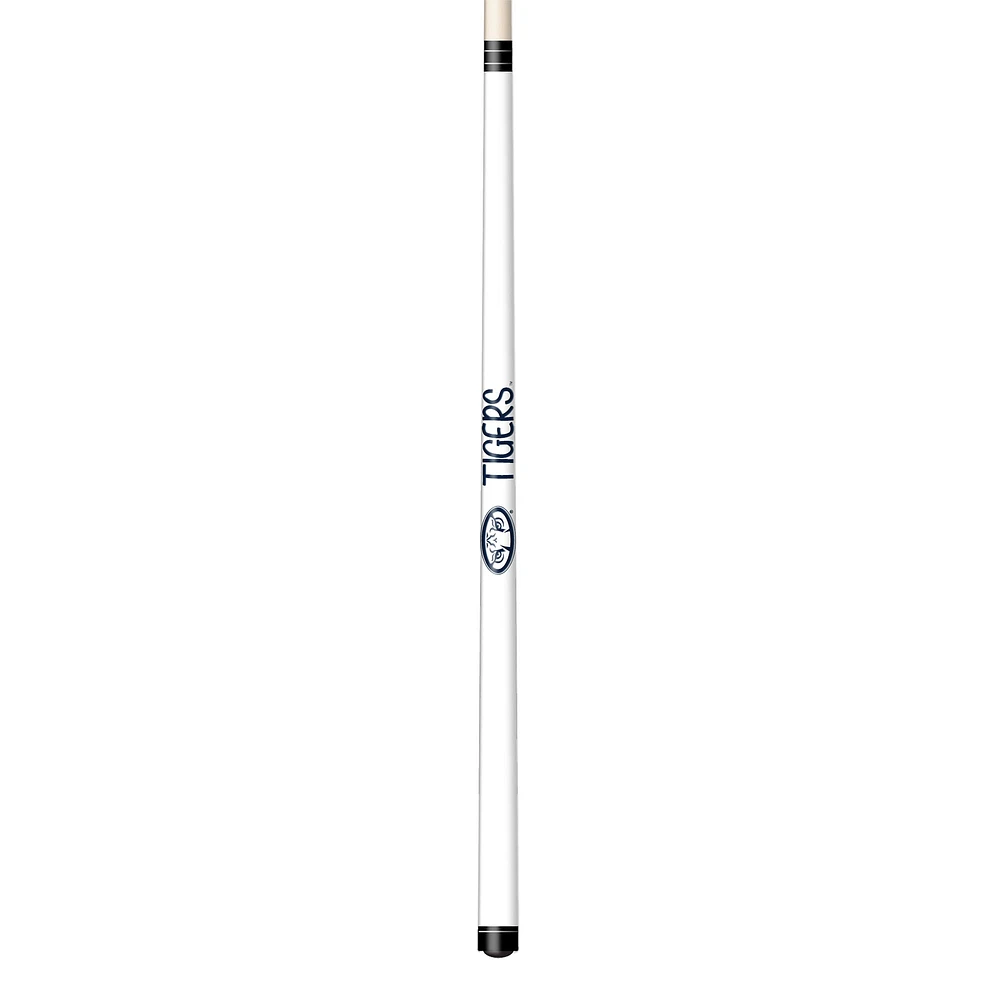 Imperial White Auburn Tigers Short Billiard Cue