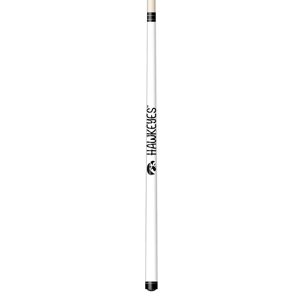 Imperial White Iowa Hawkeyes Short Billiard Cue