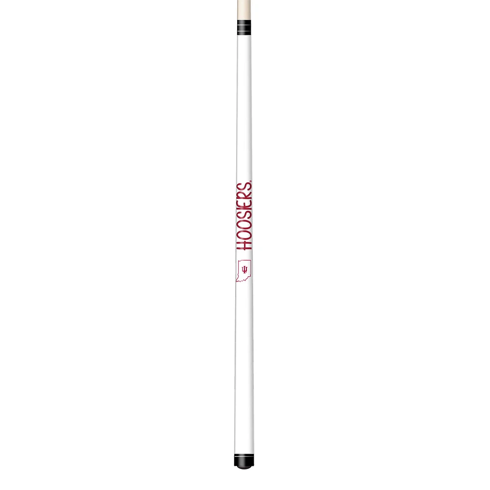 Imperial White Indiana Hoosiers Short Billiard Cue