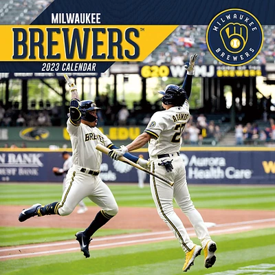 Milwaukee Brewers 2023 12" x 12" Team Wall Calendar